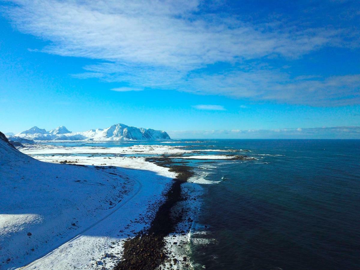 Midnight Sun View Lofoten Vila Leknes Exterior foto