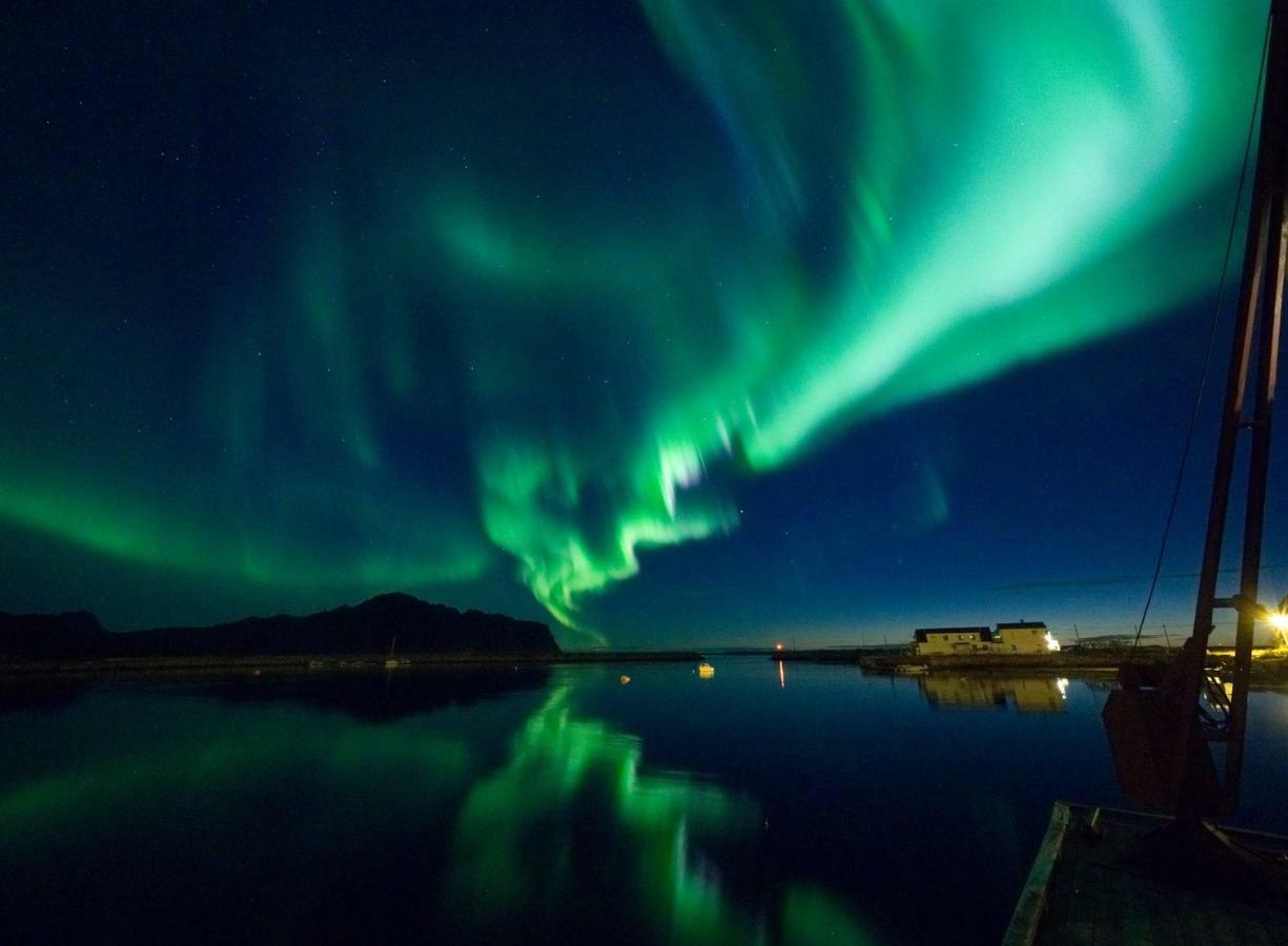 Midnight Sun View Lofoten Vila Leknes Exterior foto